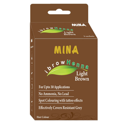 LIGHT BROWN MINA HENNA - Premium Lashes