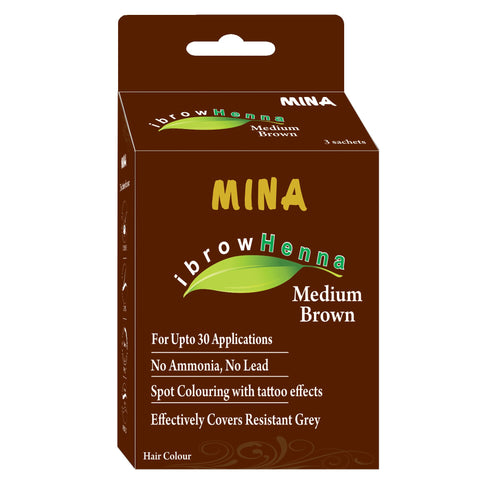 MEDIUM BROWN MINA HENNA - Premium Lashes